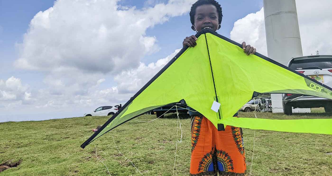 Kiting at Ngong Hills