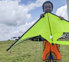 Kiting at Ngong Hills