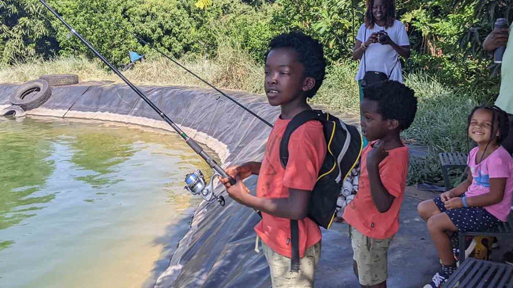 Fishing at Eco Farm